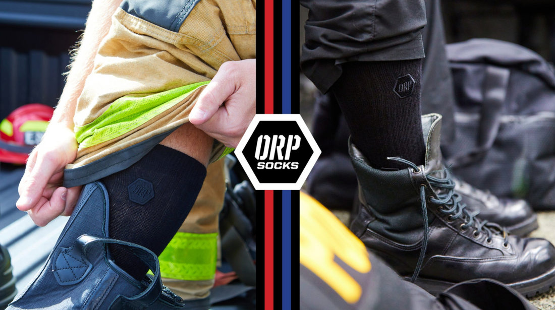 Crew Socks vs. Tactical Socks = ORP Socks Best of Both